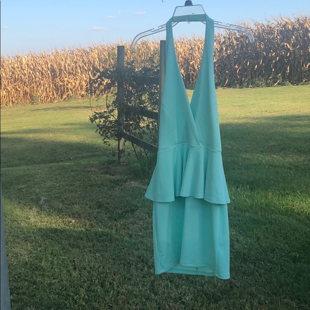 Charlotte Russe Mint Body Con Dress (m)